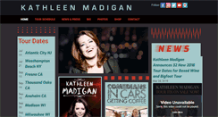 Desktop Screenshot of kathleenmadigan.com